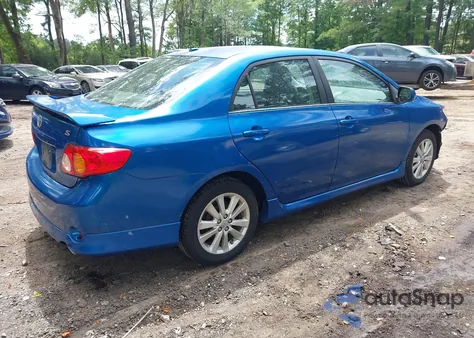 2009 Toyota Corolla S из США, поврежденный, VIN 2T1BU40E09C050299